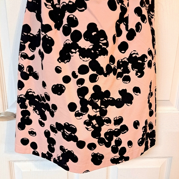 The Limited Pale Pink with Black Bubbles Strapless Dress - Picture 3 of 8